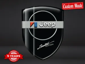 Jeep Personalized Logo Stickers Durable Limited Universal